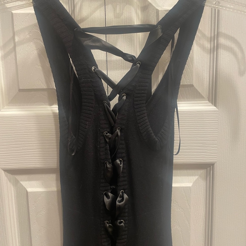 Black knit dress by GUESS